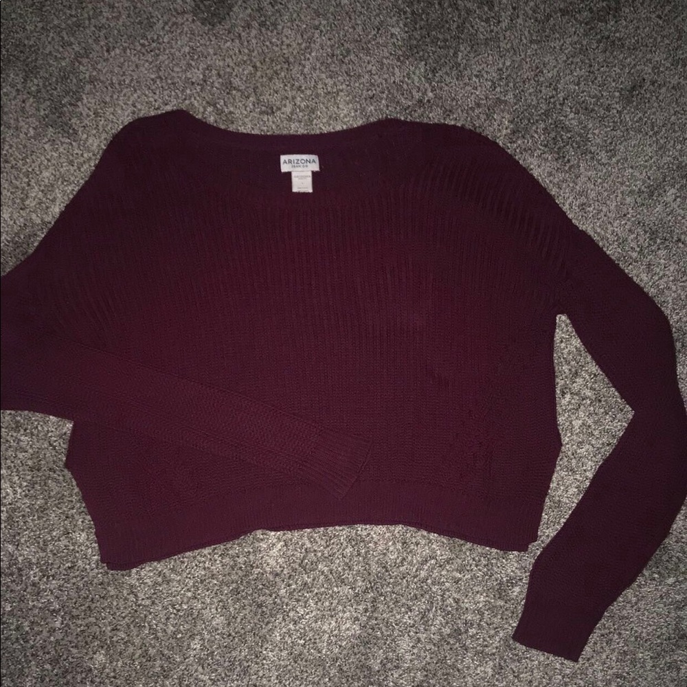 Maroon Arizona sweater